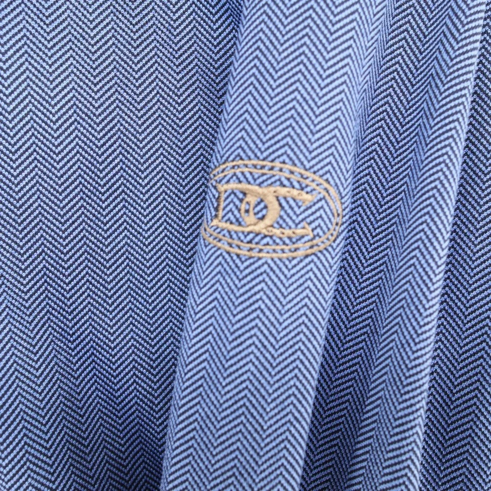 RLX Ralph Lauren Mens Blue Herringbone Quarter Zip Pullover Jacket Size Medium - Picture 6 of 10
